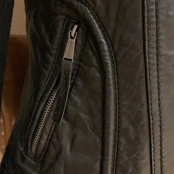 Michael Kors Black leather jacket size S - Picture 5 of 8